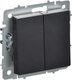 Выключатель IEK Brite BR-V23-0-10-K02 (черный) - 