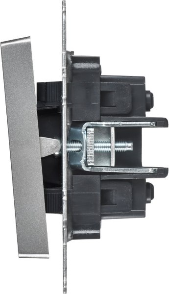 Выключатель IEK Brite BR-V23-0-10-K47 (алюминий)