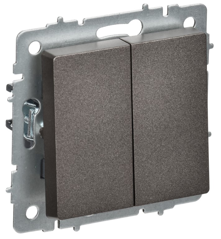 Выключатель IEK Brite BR-V23-0-10-K45 (темная бронза)