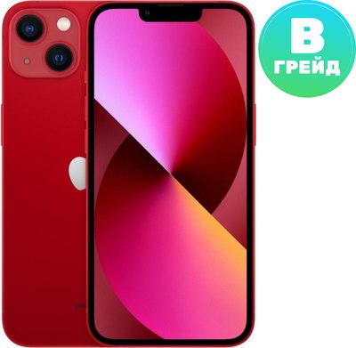 Смартфон восстановленный Apple iPhone 13 512GB Flip Грейд B (красный) - 
