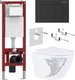 Унитаз подвесной с инсталляцией Asten Readle Zentralmodul AR0601-205B - 