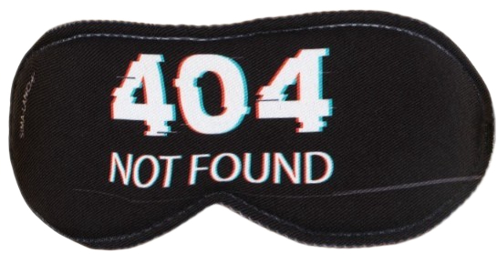 Маска для сна Svoboda Voli Not Found / 9112990 (черный)