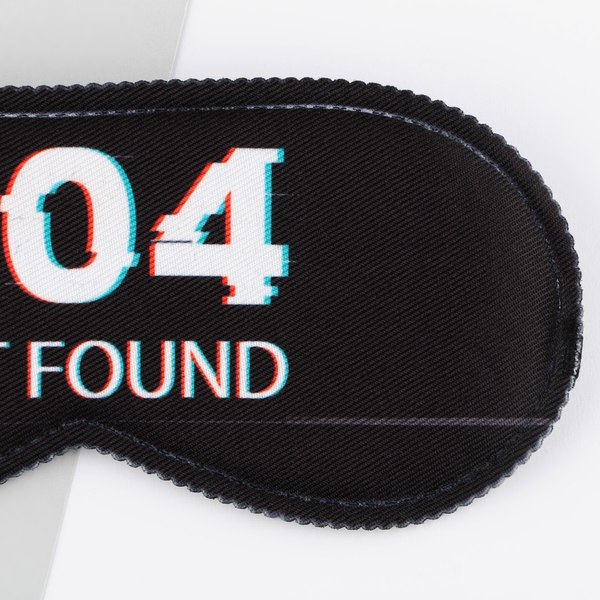 Маска для сна Svoboda Voli Not Found / 9112990 (черный)