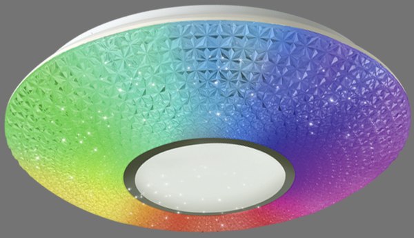 Потолочный светильник INhome Comfort Crystal-RGB 75Вт 230В 3000-6500K 6000Лм / 4690612059983