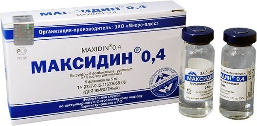 Раствор антибактериальный для животных Micro-Plus Максидин 0.4% (5x5мл)