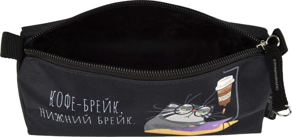 Пенал Феникс+ Серый кот / 68424