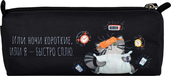 Пенал Феникс+ Серый кот / 68424