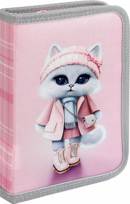 Пенал Феникс+ Кошечка в пальто / 68891 -