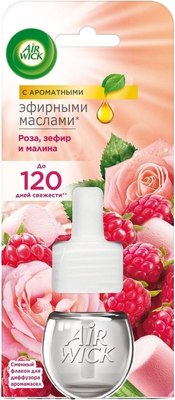 Жидкость для аромадиффузора Air Wick Роза, зефир и малина (19мл) - 