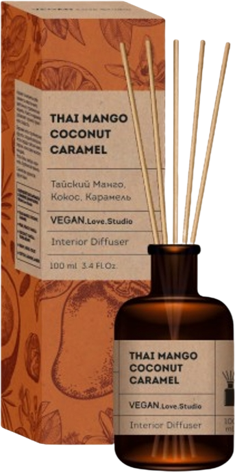 Аромадиффузор Delta Parfum Love Studio Thai Mango, Сoconut, Сaramel (100мл)