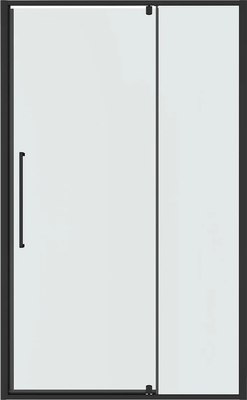 Душевая дверь Niagara Nova NG-35-11AGR 110х195 (графит/прозрачное стекло) - 