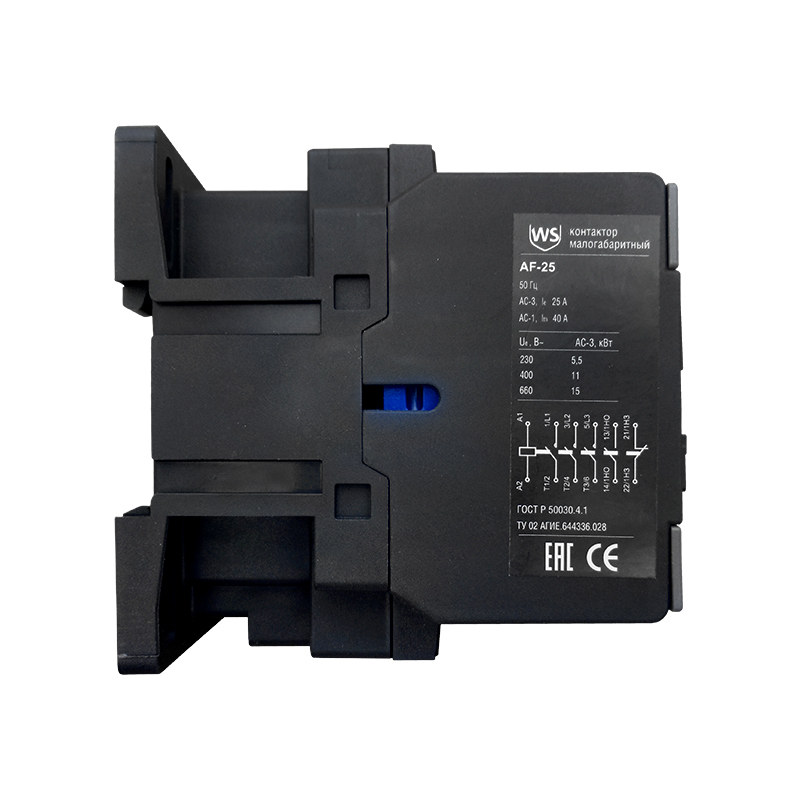Контактор Wilderness AF-32 32A 380В/AC 1НО+1НЗ 50Гц (R) / AF32380AC — фото 3