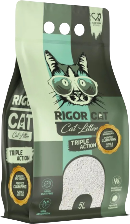 Наполнитель для туалета Rigor Cat Алоэ вера (5л)