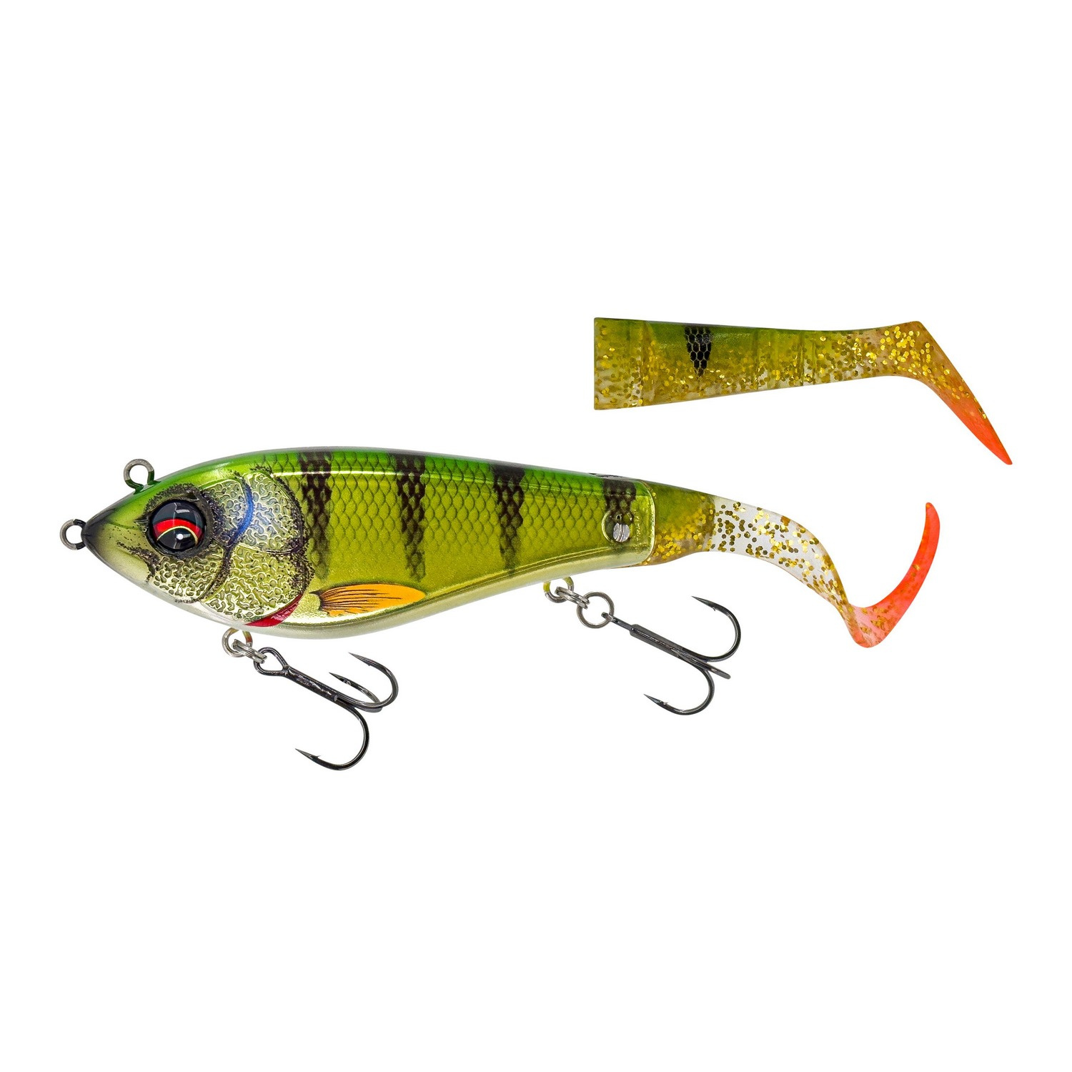 Воблер Savage Gear Deviator Tail 20см 87г SS Chrome Perch / 1625313 — фото 2