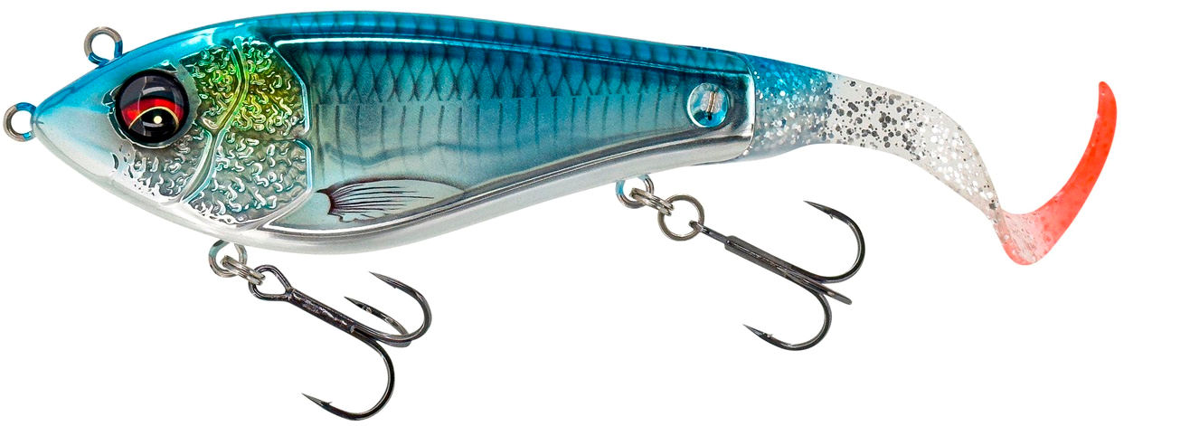 Воблер Savage Gear Deviator Tail 20см 87г SS Blue Chrome / 1625317