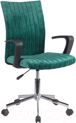Кресло офисное Halmar Doral (темно-зеленый)