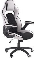 Кресло офисное Halmar Sonic (черный/светло-серый) - 