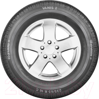 Летняя легкогрузовая шина Barum Vanis 2 215/70R15C 109/107S