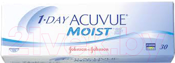 Контактная линза Acuvue Moist 1 Day Sph -1.50 R9.0 D14.2