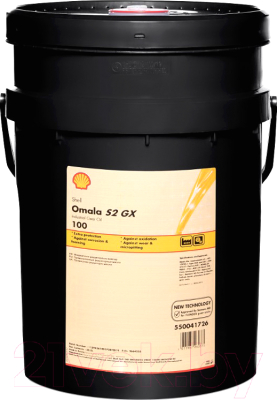 Индустриальное масло Shell Omala S2 GX 100 (20л)