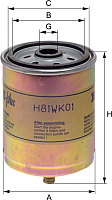 Топливный фильтр Hengst H81WK01 - 