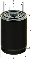 Топливный фильтр Hengst H17WK11 - 