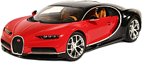 Масштабная модель автомобиля Bburago Бугатти Широн / 18-11040 (черный/красный) - 