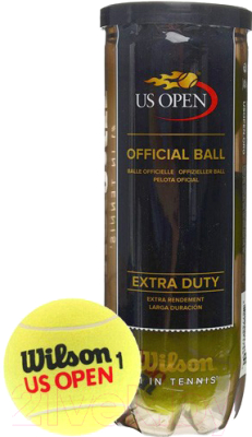 Набор теннисных мячей Wilson US Open Extra Duty / WRT106200 (3шт)