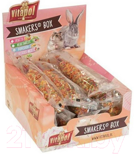 Лакомство для грызунов Vitapol Smakers Box Попкорн ZVP-3132 (540г)