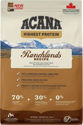 

Сухой корм для собак, Ranchlands говядина, ягненок, свинина / 2235
