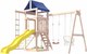 Игровой комплекс National Tree Company Fun Land для улицы и дачи с мини сеткой / ДНПМ-1 (не окрашен) - 