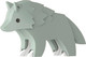 Игрушка-конструктор Halftoys Animal Волк HAS007 -
