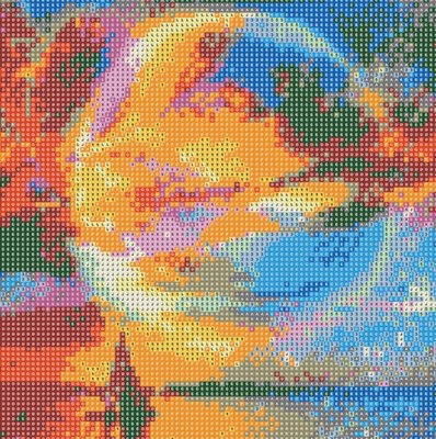

Набор алмазной вышивки, 5D Луна / 80888А