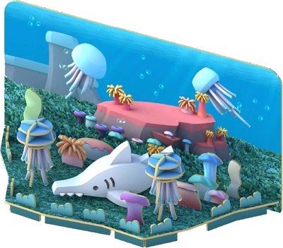 

Игрушка-конструктор, Ocean Рыба-пила с диорамой HO001