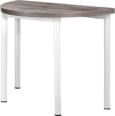 Обеденный стол Millwood Далис 1 D50-100x100x76 (сосна пасадена/металл белый) - 