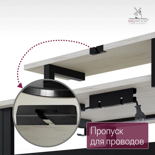 Купить Компьютерный стол Millwood Каир Угловой 160x120х93.05 в Молодечно