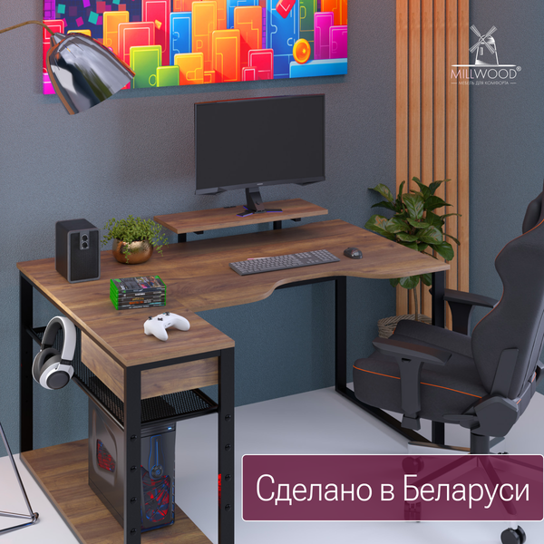 Купить Компьютерный стол Millwood Каир Угловой 160x120х93.05 в Могилеве