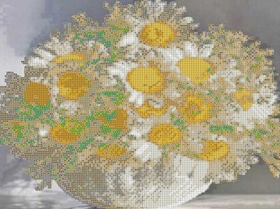 

Набор алмазной вышивки, 5D Ромашки / 80901А