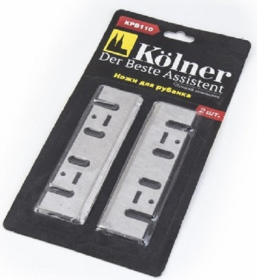Комплект ножей для электрорубанка Kolner 110мм / кн110крб (2шт) - 
