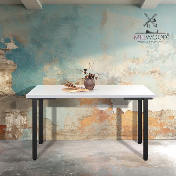 Купить Обеденный стол Millwood Лофт Прага Л 130x80x75 в Слуцке