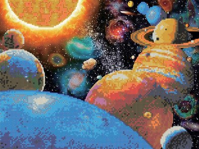 

Набор алмазной вышивки, 5D Космос / 89759