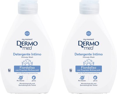 Гель для интимной гигиены Dermomed С экстрактом василька и провитамином B5 (2x250мл) - 