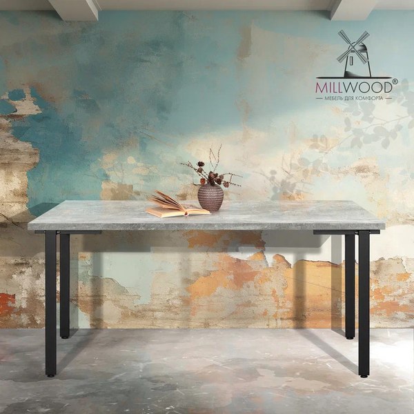 Купить Обеденный стол Millwood Лофт Прага Л 160x80x75 в Слуцке