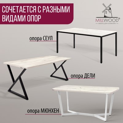 Купить Столешница для стола Millwood 140x70x3.6  