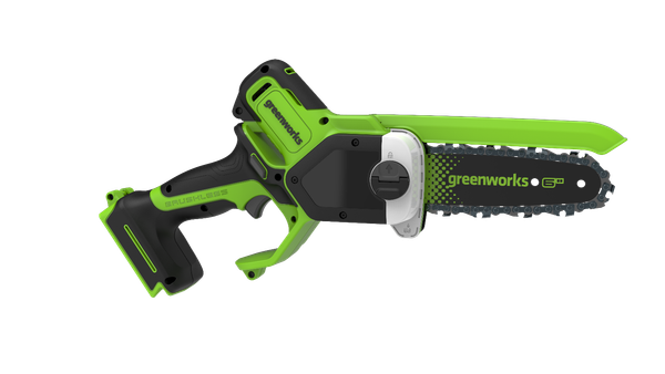 Пила цепная аккумуляторная Greenworks GD24CS15 бесщеточная 24V 15см / 2010107 (без АКБ и ЗУ, с автоматической смазкой цепи)