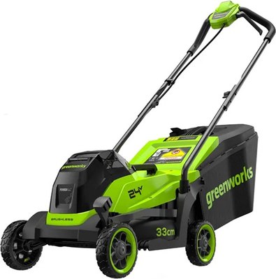 Газонокосилка аккумуляторная Greenworks GD24LM331 / 2520607 (без АКБ и ЗУ) - 