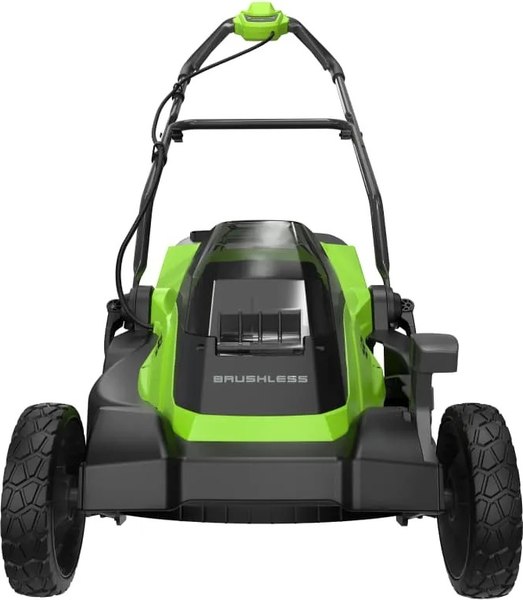 Газонокосилка аккумуляторная Greenworks GD24X2LM361 бесщеточная 2x24V 36см / 2520707UD (c 2-мя АКБ 4Ач и ЗУ)