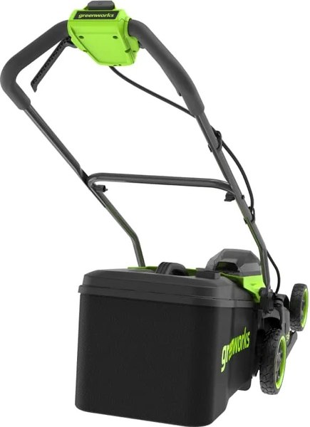 Газонокосилка аккумуляторная Greenworks GD40LM361 бесщеточная 40V 36см / 2520807UB (c АКБ 4Ач и ЗУ)