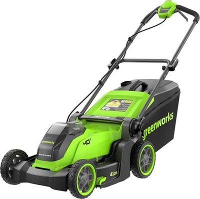Газонокосилка аккумуляторная Greenworks GD40LM411 / 2521007 - 