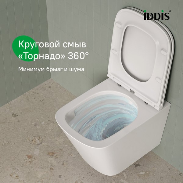 Купить Унитаз подвесной IDDIS Bild Q BIQRNSEi25 в Барановичах